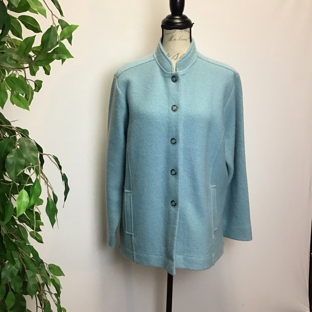 Norm Thompson-Boiled Wool Jacket